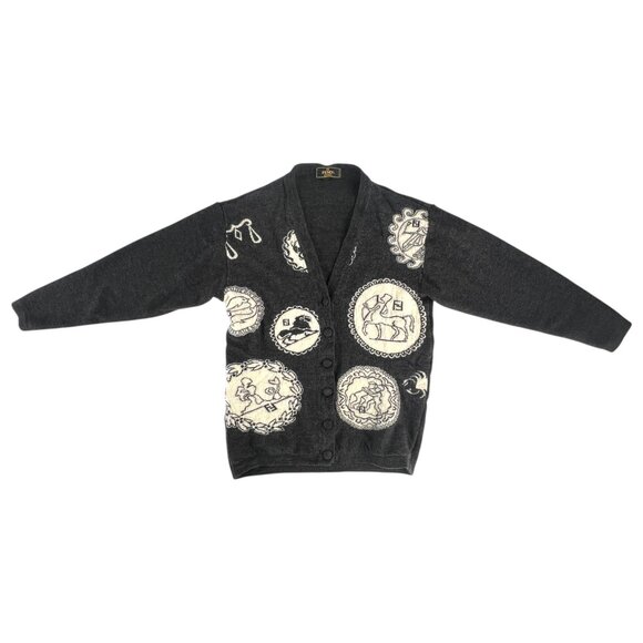 Fendi Zodiac Wool Cardigan - Picture 1 of 6